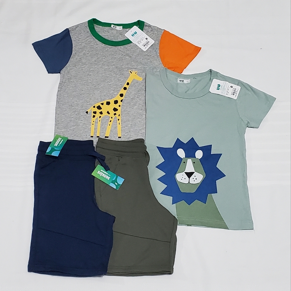 NWT Lot of 4 Boys Summer Clothes